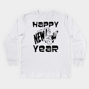 HAPPY NEW YEAR Kids Long Sleeve T-Shirt